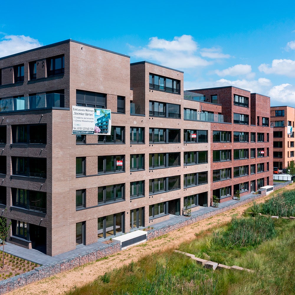 Foto Wohngebäude in den Steimkergärten in Wolfsburg