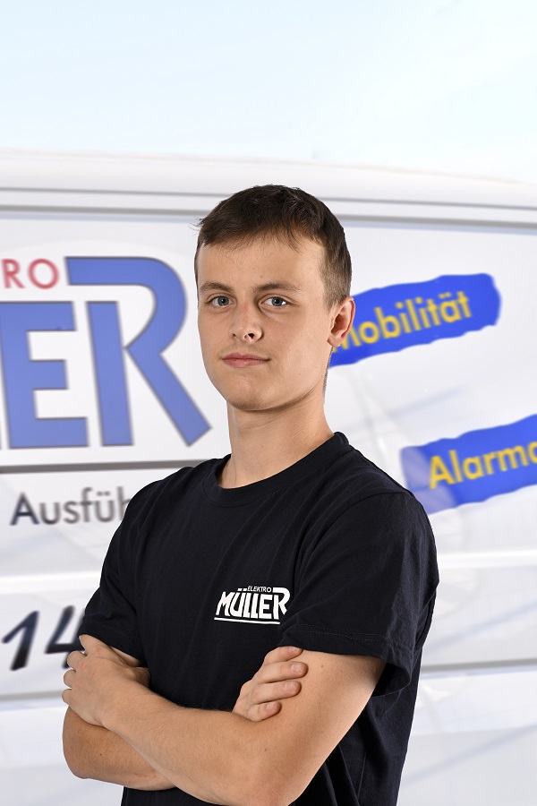 Ben Isensee Auszubildender Ben Isensee, Auszubildender, Elektro Müller, Wolfsburg