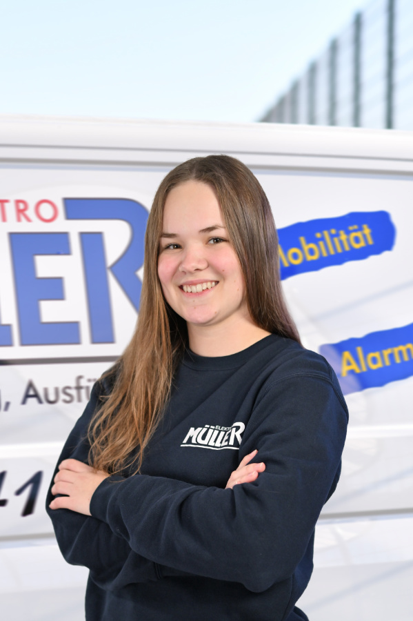 Jana Mansfeld Auszubildende Jana Mansfeld, Auszubildende, Elektro Müller, Wolfsburg